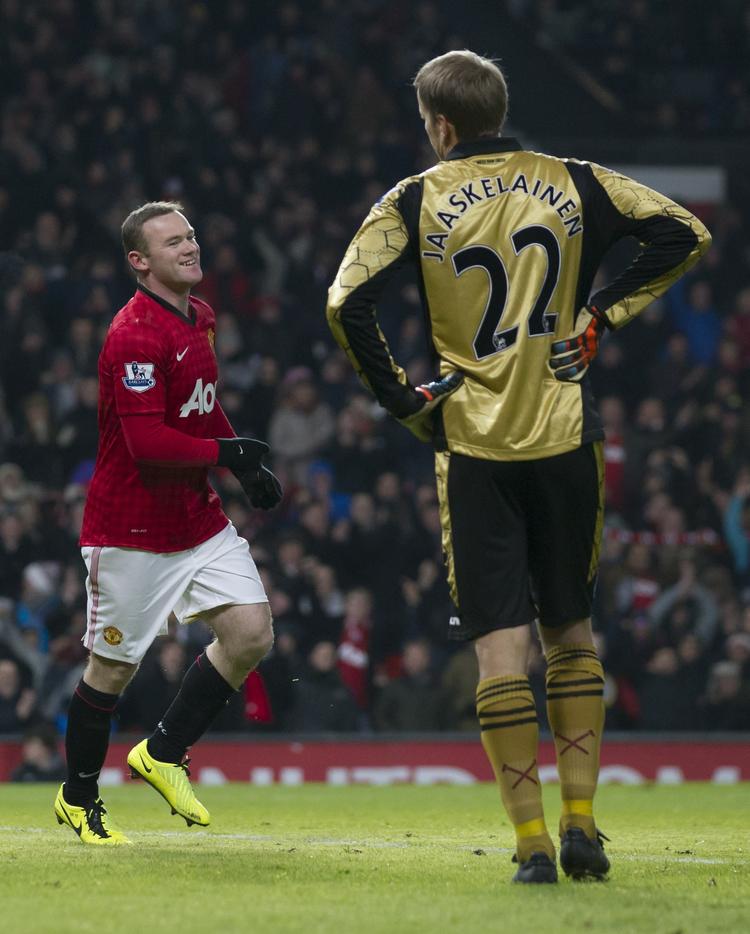 Videre. Rooney (t.v.) og co. er fortsat med i FA Cuppen. 