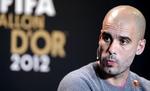 Hyret. 41-årige Pep Guardiola tiltræder i Bayern München til sommer på en treårig kontrakt. 