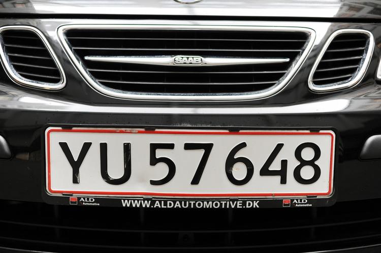 Nummerplade. EU-flag på nummerpladen - nej tak!, lyder det fra DF. 