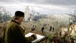 Spillevende. Rutger Hauer spillede Pieter Brueghel i filmen 'The Mill and the Cross', og her foreviger han et af sine store billeder. Sjovt nok ser baggrunden i forvejen ud til at være malet. 