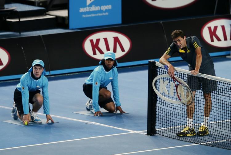 Hviletid. Gilles Simon skal i kamp igen natten til mandag mod Andy Murray. 