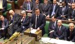 Underhuset. Storbritanniens premierminister, David Cameron (i midten), taler om gidselsituationen i Algeriet. Billedet er taget i Underhuset i London i går. 