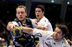 skifte. Henrik Toft Hansen (tv) spillede i sin til for fusionsklubben AG København. 