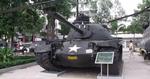 Forladt. En amerikansk tank på War Remnants Museum i Ho Chi Minh City i Vietnam. 