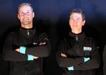 FORGIFTET. I tirsdags poserede Tom Boonen (tv.) sammen med bl.a. Niki Terpstra, da Omega Pharma Quick Step præsenterede sæsonens hold. 
