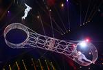 Cirkusartister viser, hvad de kan, til den internationale cirkusfestival i Monte Carlo i Monaco. 