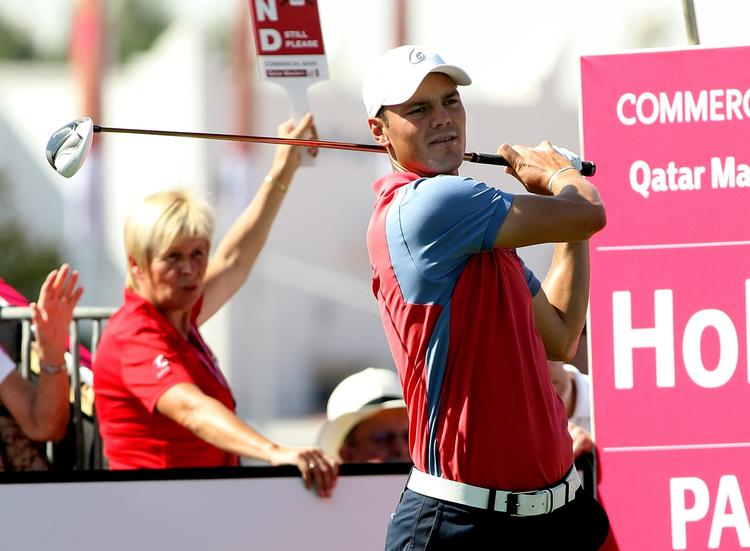 eagle. En eagle på banens 4. hul sendte tyskeren Martin Kaymer op side om side med de tre bedste danskere i Qatar Masters. 