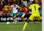 Nulløsning. Younes Belhanda (t.v.) og Marrokko åbnede det kontinentale mesterskab med 0-0 mod Angola. 
