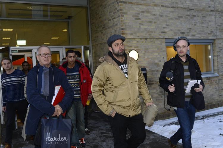 GRUNDLOVSFORHØR. Amin Skov har i dag nægtet sig skyldig ved retten i Kolding. 