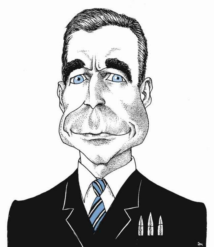 Fødselar. I dag fylder Anders Fogh Rasmussen 60 år. Tegning: Anne-Marie Steen  Petersen 