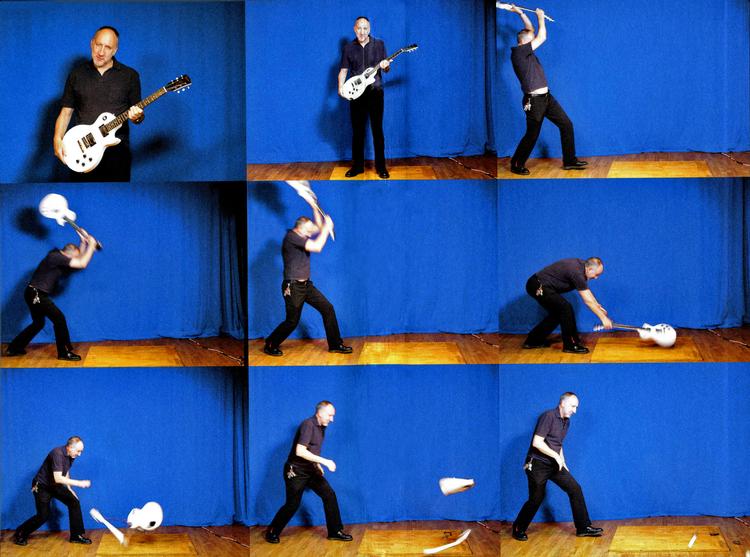 Skulptør. Pete Townshend anså selv sin  hærgende omgang med guitaren som skulpturelt  arbejde, inspireret af kunstneren Gustav Mezgets tanker om destruktion i kunst. 