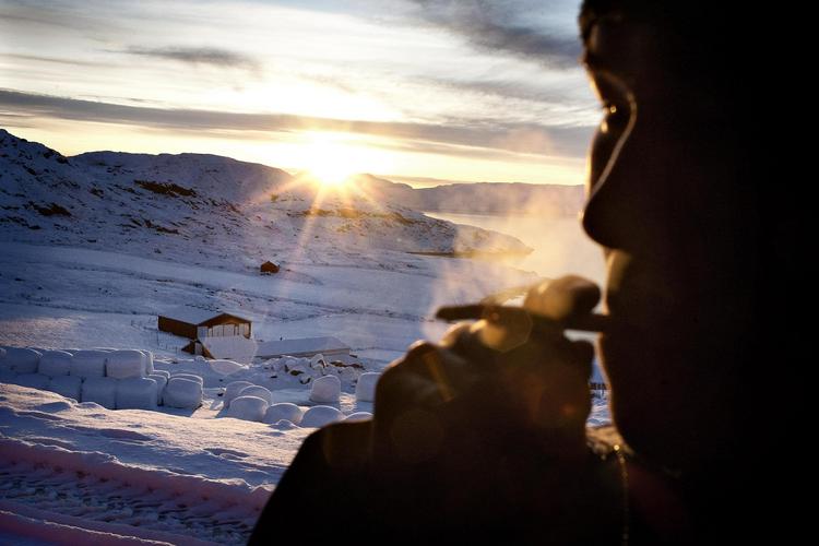 Grønland rummer adskillige grundfjelde med rigt indhold af råstoffer. Dette billede er dog ikke af Kvanefjeld. 