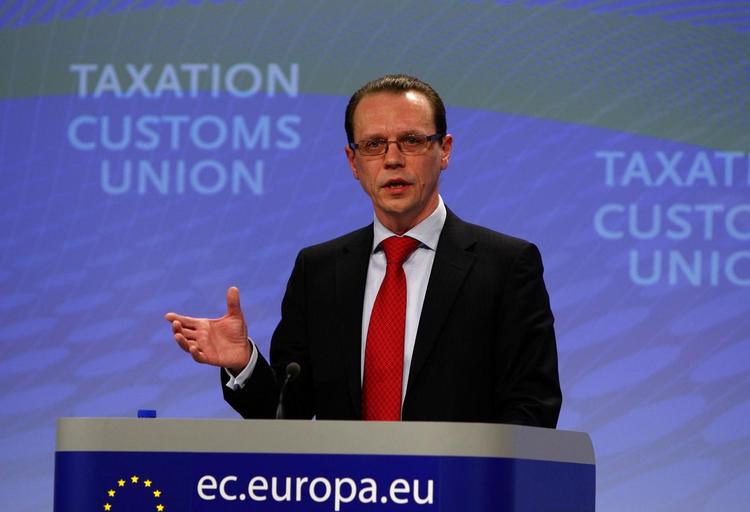 EU's skattekommissær, Algirdas Šemeta, der i dag i Børssalen vil præsentere EU-kommissionens nye handlingsplan til bekæmpelse af skattely og skattesnyd. 