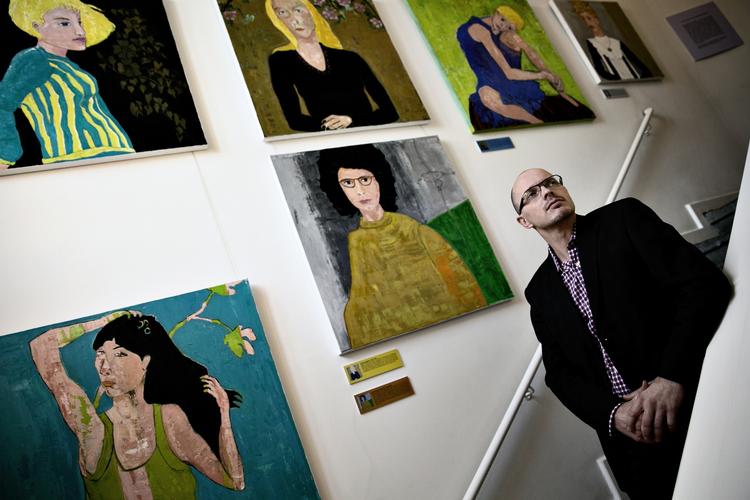 Stilhed. Politimuseets leder, Frederik Strand, har ikke ønsket at kommentere, at udstillingen 'Kvindedrab - In Memoriam' nu er blevet taget ned. 