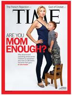 Forargelse. Denne uges forside af Time Magazine har skabt vild debat i USA. 