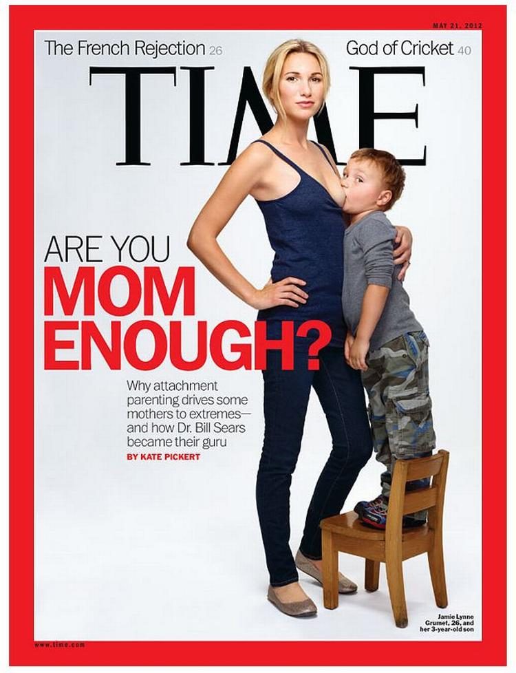 Forargelse. Denne uges forside af Time Magazine har skabt vild debat i USA. 