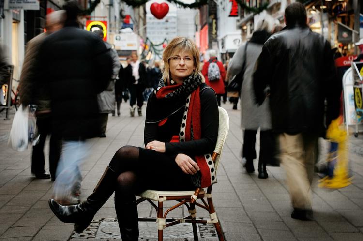 Fødselsdag. Journalist Anette Claudi, chef for forbrugersitet Tjek.dk på Politiken 