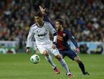 1-1. Tre gange var Cristiano Ronaldo tæt på at score, men for første gang i syv kampe mod FC Barcelona lykkedes det ikke. 