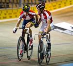 FAVORITTER. Michael Mørkøv og Lasse Norman Hansen har fået den bedst tænkelige start på 6-dagsløbet i Ballerup. 
