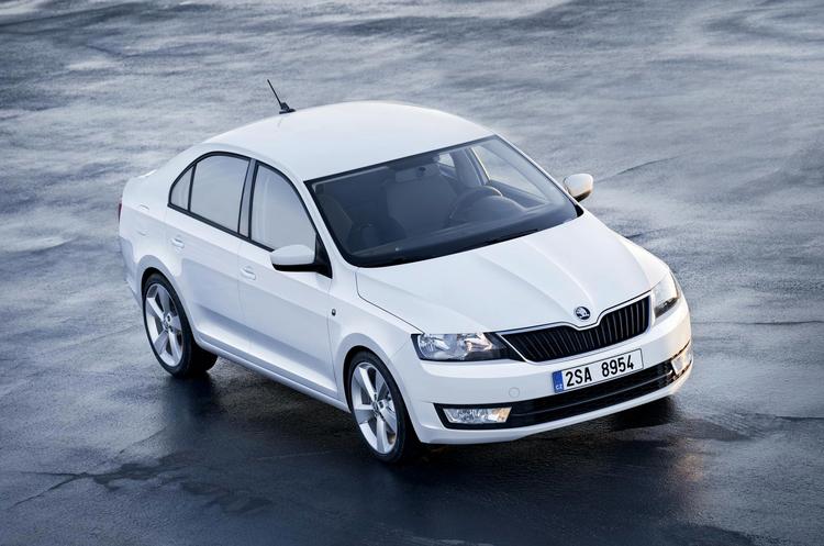 moderne. Efter årsskiftet kommer Skoda Rapid til Danmark. Den ligner et godt bud på en familiebil til fornuftig pris.  Foto: Skoda 