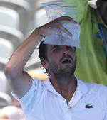 Pyh! Den franske tennisspiller Julien Benneteau fotograferet under Australian Open tidligere på måneden. 