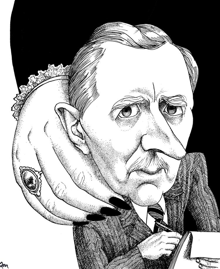 Uberørt. Den engelske forfatter E.M. Forster var hæmmet af en styrende mor og en ufattelig uskyld, før han sent fandt den mand, han elskede: Bob. Tegning: Anne-Marie Steen Petersen 