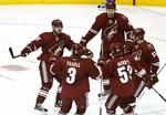 MÅLSCORER. Med en scoring for Phoenix Coyotes er Mikkel Bødker (tv.) oppe på syv point i denne sæson. 
