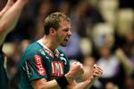 KARANTÆNE. En hård tackling i semifinalen mod Aalborg Håndbold koster Kristian Gjessing deltagelsen i pokalfinalen. 