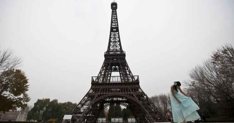 Kopiering. Hvis man ikke vidste bedre,  ville man tro, at man befandt sig  Paris, men billedet her er fra Kina. 