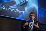 Surhed. Direktør Eivind Kolding har en udfordring med kundernes adfærd i øjeblikket - utilfredsheden med banken er stor, viser ny måling. 