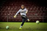 nederlag. Kasper Schmeichel fik i denne uge debut på landsholdet. Arkivfoto:  Jakob Jørgensen 