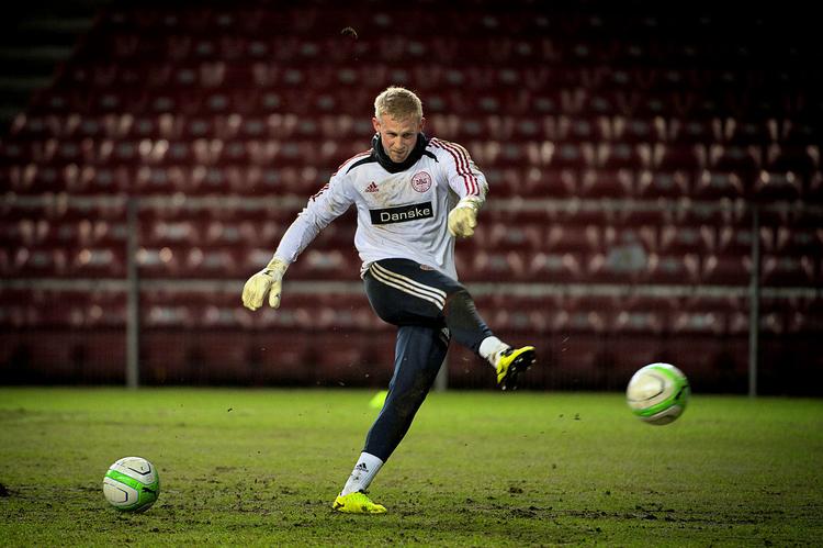 nederlag. Kasper Schmeichel fik i denne uge debut på landsholdet. Arkivfoto:  Jakob Jørgensen 