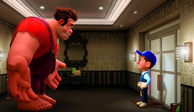 Kulissen. Når Rolf og Felix ikke optræder som grovpixellerede fjender i et videospil, mødes de i fuld 3D og diskuterer rollefordeling og livets mening. 