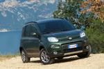 Offoad. Fiat Panda 4x4 er klar til at tackle terrænet. Den grønne farve er forbeholdt denne firehjulstrukne version. 