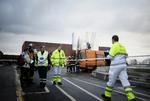 Evakuering. Langkær Gymnasie i Aarhus blev i går evakueret, fordi flere elever blev syge pga. tåregas. 