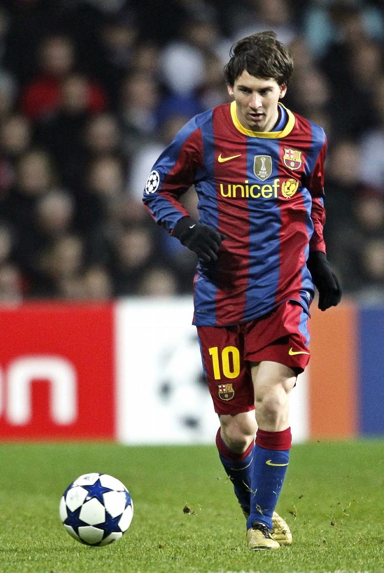 MÅLKONGEN. Messi har kontrakt med FC Barcelona indtil 2018. 