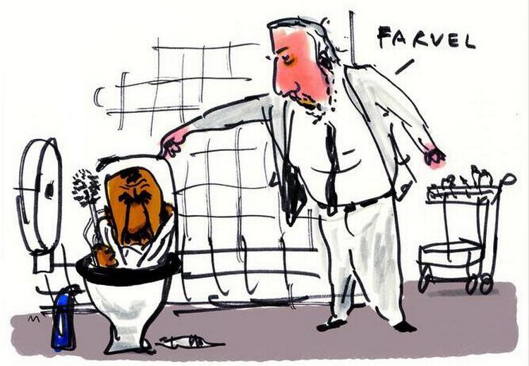 udstødt. De chokerende små beløb, mange i gruppen med den laveste indkomst må klare sig for, bekymrer økonomer.  (Tegning: Mette Dreyer) 