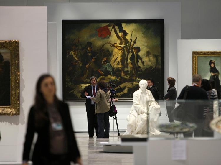Louvre. Efter at have været vidt omrking i verden, hænger Delacroix's hovedværk nu i Paris. 