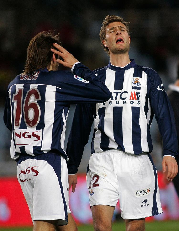 doping-undersøgelse. Morten Skoubo (th) kom til Real Sociedad i 2006 - i slutningen af den periode, hvor klubben beskyldes for at have organiseret brug af doping til flere af holdets spillere. 