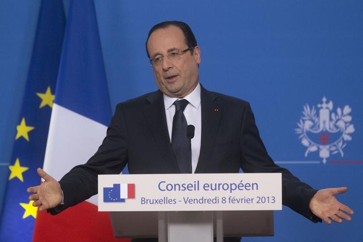 Mellemfornøjet. »Er det et drømmebudget? Nej, hvis jeg havde været alene om at lave det, ville det have set anderledes ud«, siger Frankrigs præsident Francois Hollande. 