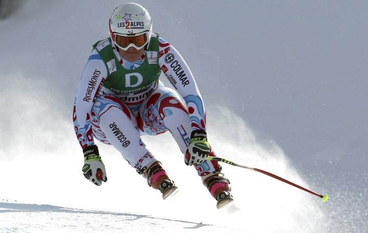 Vinder. Marion Rolland har kun to gange i karrieren stået på et world cup-podium. 