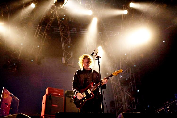 Comeback. I 2007 fandt bandet sammen igen efter en længere pause, og året efter spillede de på Roskilde Festival, hvor dette billede er taget. 