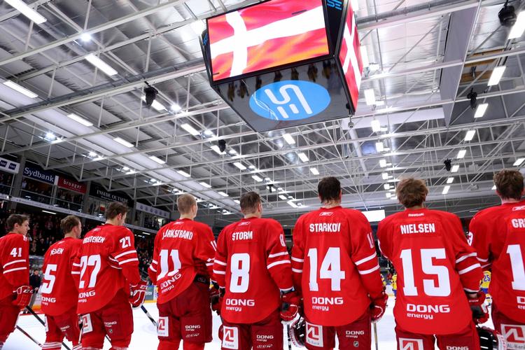 Nedtur. De danske ishockeyherrer må sande, at de stadig har deres første OL-billet til gode. 