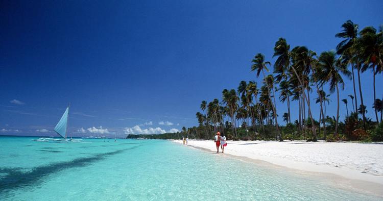 Favorit. En del læsere mener, at verdens skønnste strande befinder sig på Filippinerne (her Boracay). 