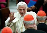 Afsked. Pave Benedikt XVI træder tilbage som overhoved for den katolske kirke. (Arkivfoto) 