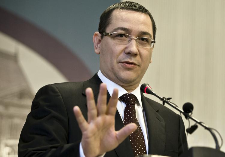 HESTEKØD. Victor Ponta stod i dag frem på et pressemøde og afviste alle beskyldninger mod Rumænien. 