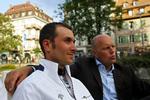 LOYALITET. Ivan Basso (tv) kørte fra Bjarne Riis, da han i 2006 blev taget i at forsøge at dope sig. 