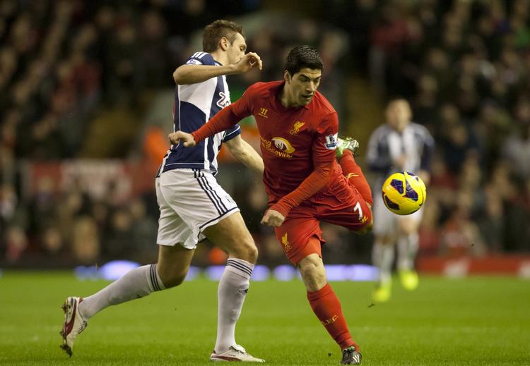 USKARP. Selv ikke Luiz Suarez formåede at scorer for Liverpool til aften. 