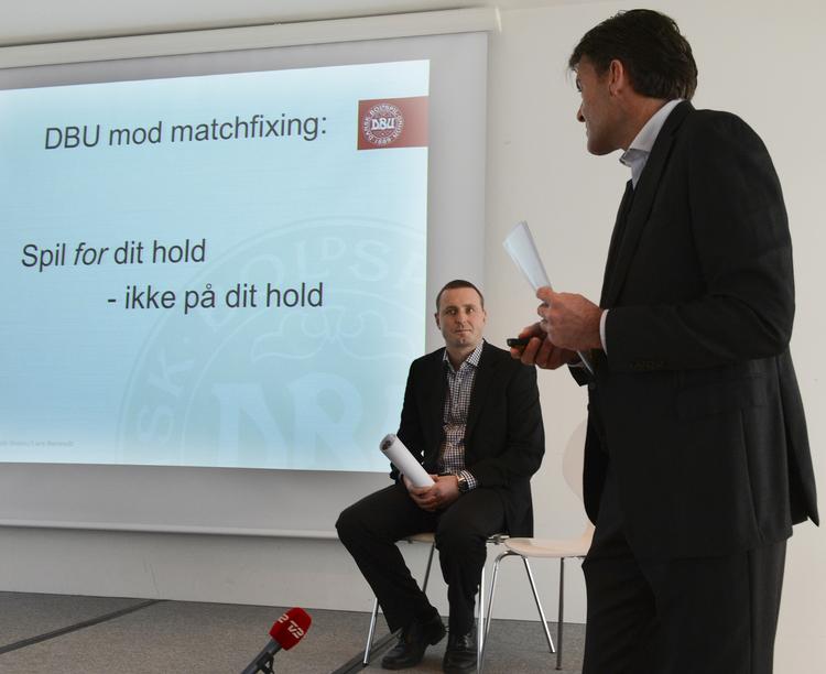 Anket. Efter dommen, der blev offentliggjort på et pressemøde i DBU, har Kristoffer Wichmann anket sin karantæne. 