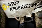 PROTEST. Studerende har ofte gjort opmærksom på, hvad de mener om nedskæringer i SU'en. 
